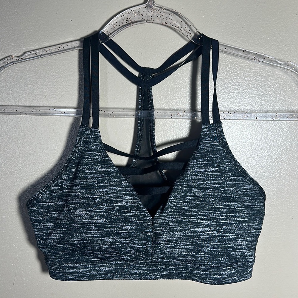 Victorias Secret Sport VSX Marled Strappy Padded Sports Bra |‎ Small